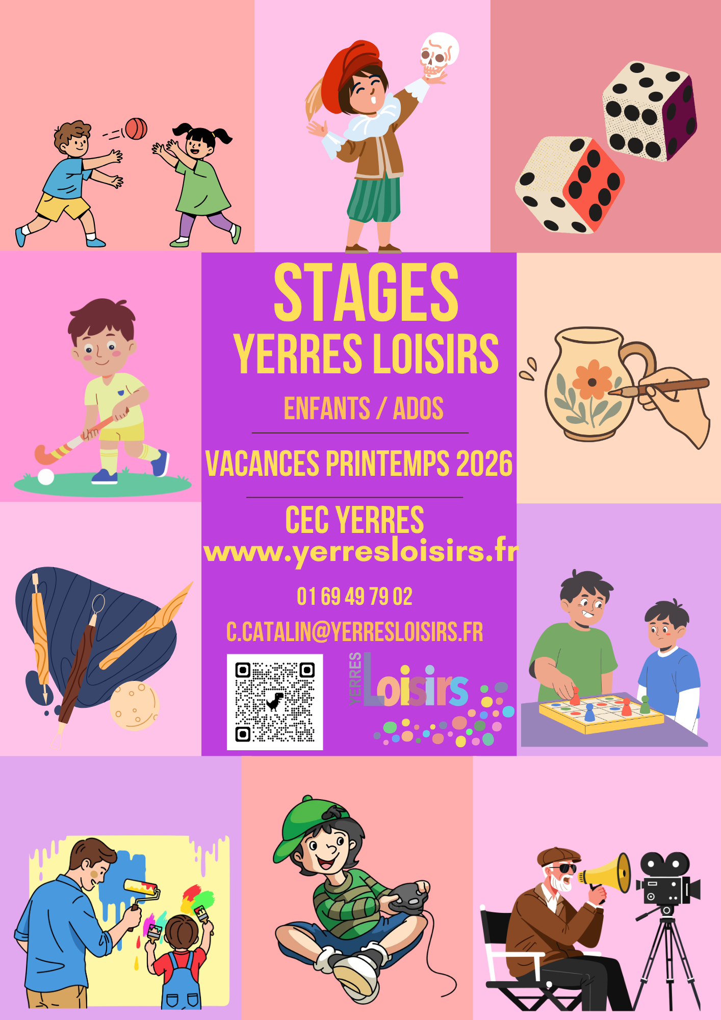 Stages Printemps 2026